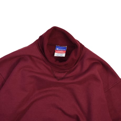 USED "CHAMPION AUTHENTIC ATHLETIC APPAREL" TURTLE NECK SWEAT