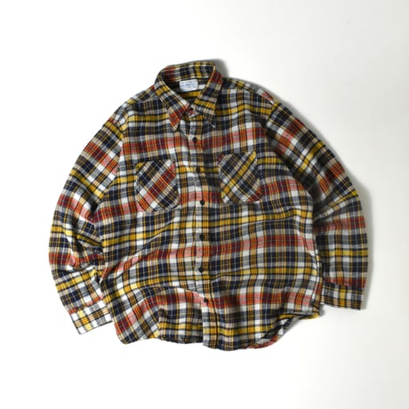 USED 70'S "BIC MAC" HEAVY NEL SHIRT