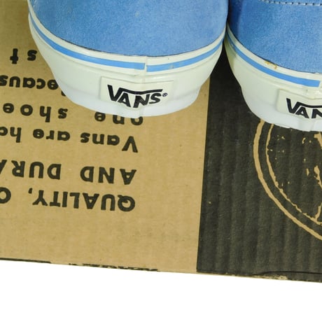 LATE 90'S DEAD STOCK VANS "OLD SKOOL" LIGHT BLUE / WHITE