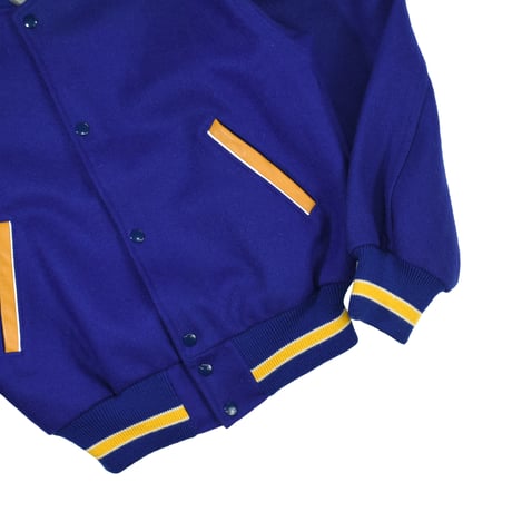 USED 80-90'S "TM ATHLETIC SEATTLE USA” WOOL VIRSITY JACKET