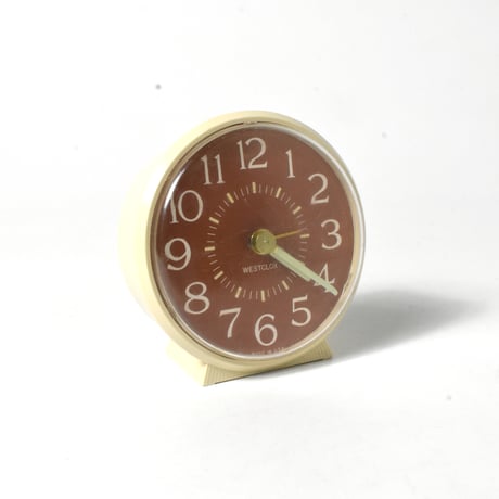 USED 80'S "WESTCLOX" TABLE CLOCK