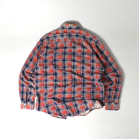 USED 70-80'S "FRUIT OF THE LOOM" FLANNEL SHIRT