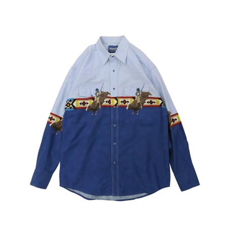 WRANGLER USED WESTERN L/S SHIRT