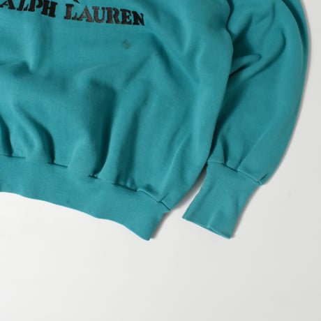 USED 80'S "BOOTLEG POLO RALPH LAUREN" RAGLAN CREW SWEAT