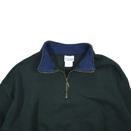 USED "90'S DISCUS ATHLETIC" HALF ZIP SWEAT