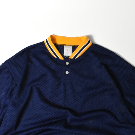 USED UNKNOWN HENRY NECK MESH T-shirt