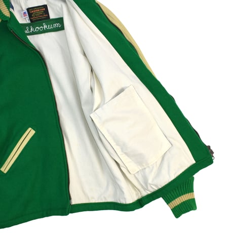 USED "SKOOKUM LETTERMAN" VARSITY JACKET