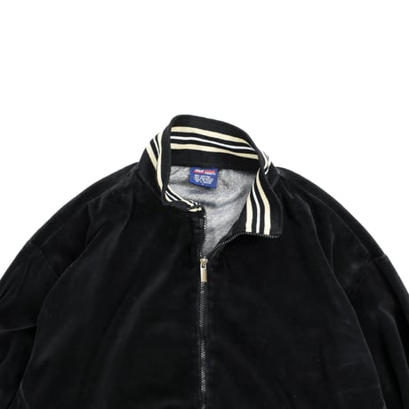 USED "GREAT POINT" VELOR TRACK JACKET