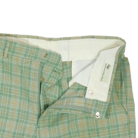 VINTAGE "GW" PLAID TROUSER