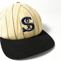 USED 70-80'S "ROMAN / CHICAGO WHITE SOX" WOOL BASEBALL CAP