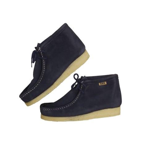 GBX "WALLABEE BOOTS" NAVY SUEDE DEAD STOCK