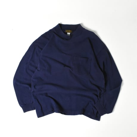 USED 80-90'S "EDDIE BAUER" MOCK NECK L/S T-Shirt