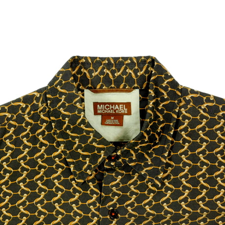 USED "MICHAEL KORS" L/S COTTON SILK SHIRT