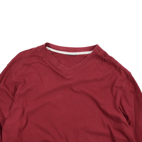 USED UNKNOWN V-NECK L/S T-shirt
