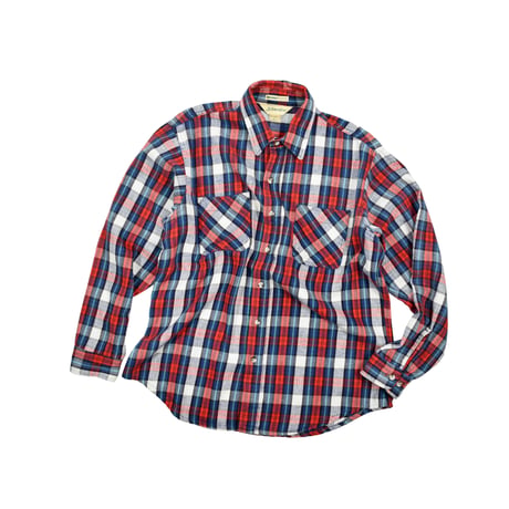 USED "80'S ST.JOHN'S BAY / BIG MAC" FLANNEL SHIRT