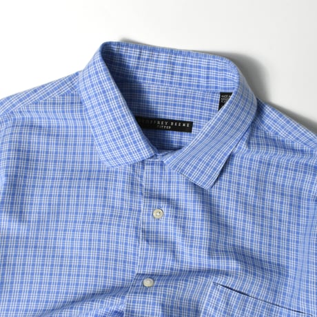 USED 90-00'S "GEOFFREY BEENE" PLAID L/S SHIRT