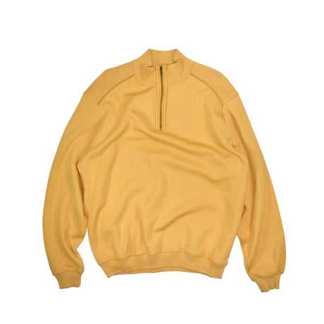 USED "ST.CROIX / UTAH WOOLEN MILLS" COTTON HALF ZIP KNIT