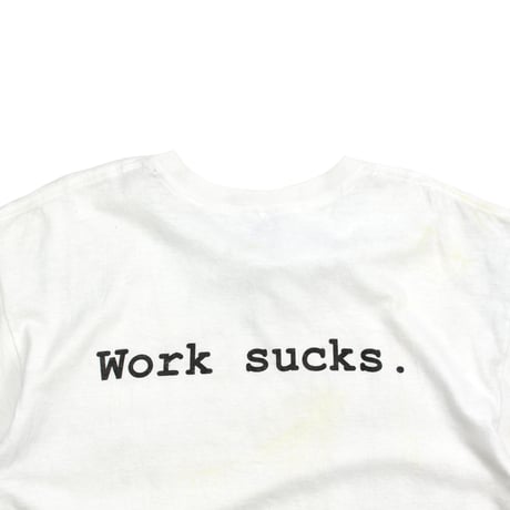 USED 90'S "OFFICE SPACE / WORK SUCKS" T-shirt