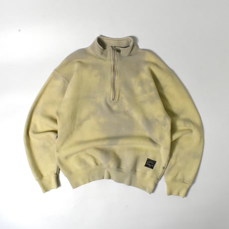 USED "RUSSEL ATHLETIC" HALFZIP TIE DYE SWEAT