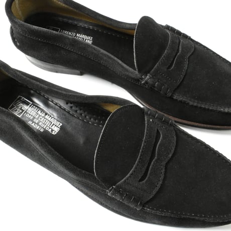 USED "LORENZO MARQUEZ GLORIA CASTELLANO" SUEDE LOAFERS