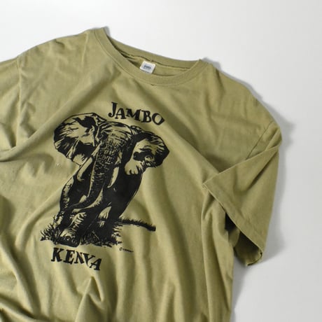 USED 90'S "JAMBO KENYA"  T-shirt