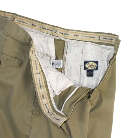 USED 90'S "TOMMY BAHAMA" PIQUE STRAIGHT PANTS