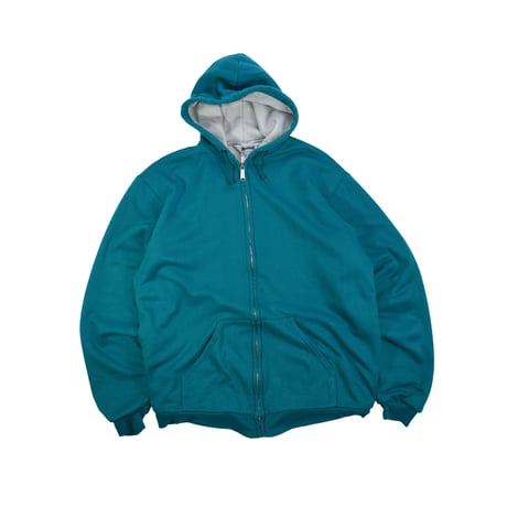 USED 90'S "MULESKINS" THERMAL LINED ZIP HOODIE