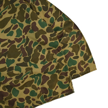 USED 70'S "CAMOUFLAGE SUIT" DUCK CAMO SHIRT