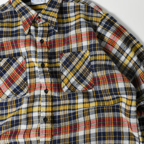USED 70'S "BIC MAC" HEAVY NEL SHIRT