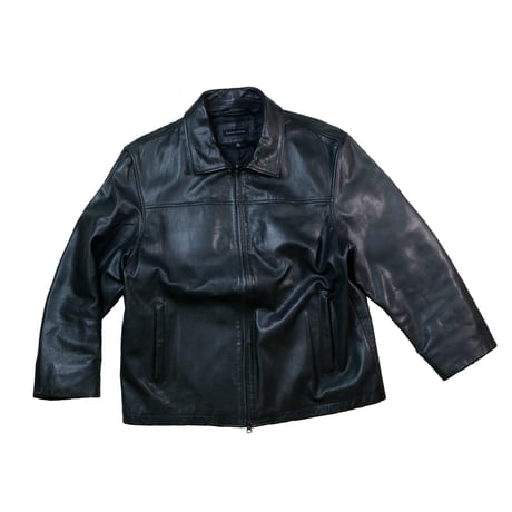 USED "BANANA REPUBLIC" LEATHER JACKET