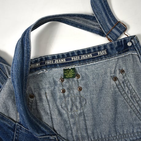 USED 90'S "PACO JEANS" DENIM OVERALL