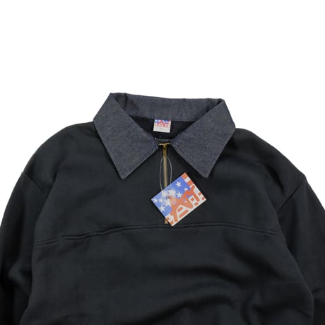 DEADSTOCK "ATT" HALF ZIP SWEAT