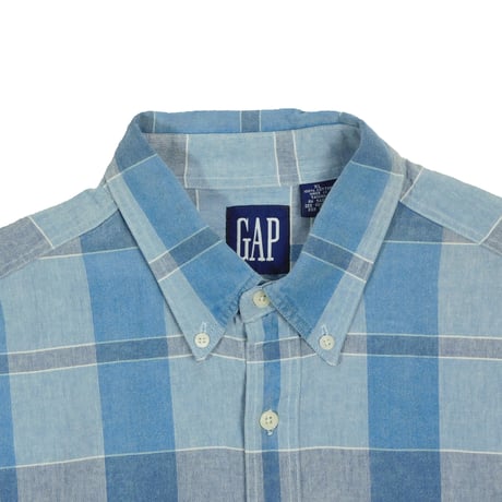USED "OLD GAP" COTTON CHECK SHIRT