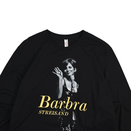 USED "BARBRA STREISAND" L/S T-shirt