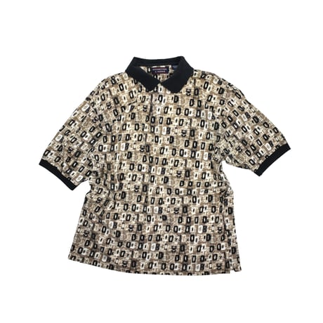 USED "90’S ROUNDTREE & YORKE" PATTERN POLO SHIRT