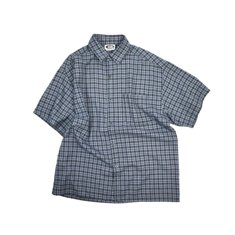USED "CALTOP" PLAID SHIRT