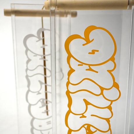 DDQS "BUBBLE LETTER" ACRYLIC INCENSE BURNER