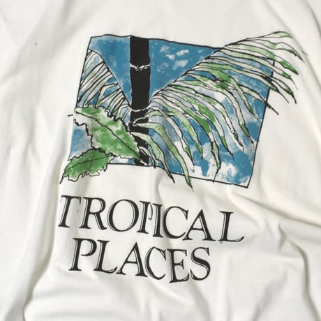USED "TROPICAL PLACE” T-shirt