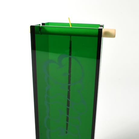 DDQS "BUBBLE LETTER" ACRYLIC INCENSE BURNER
