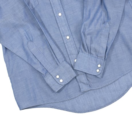 USED "RED KAP" CHAMBRAY WESTERN SHIRT