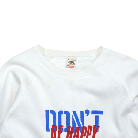 USED 80'S "DON'T WORRY BE HAPPY" SWEAT