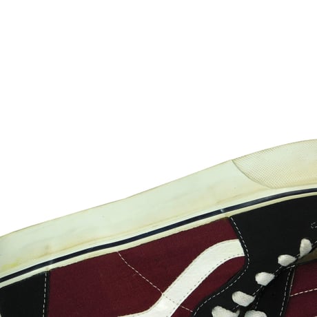 LATE 90'S DEAD STOCK VANS "SK8-HI" MAROON / NAVY