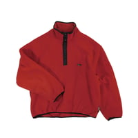 USED "WOOLRICH" POLARTEC HALF BUTTON FLEECE