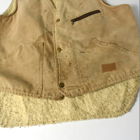 USED 70-80'S "CARTER'S" WORN OUT BOA LINER VEST
