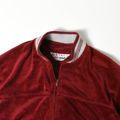 USED "CAL SPORT" PILE TRACK JACKET