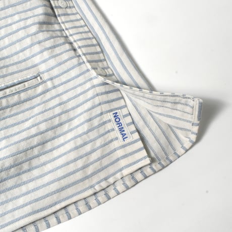 NOROLL "NORMAL SHIRT" STRIPE S/S SHIRTS