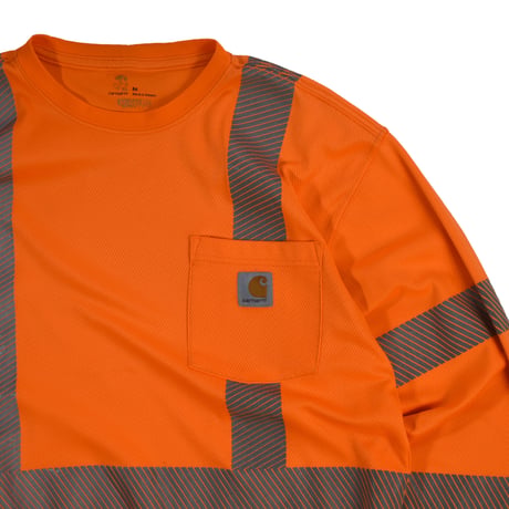 USED "CARHARTT FORCE / HI-VISIBILITY" L/S T-shirt