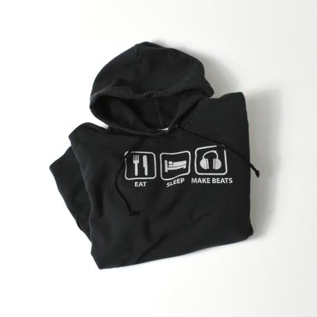 USED 90’S "EAT , SLEEP , MAKE BEATS" HOODIE