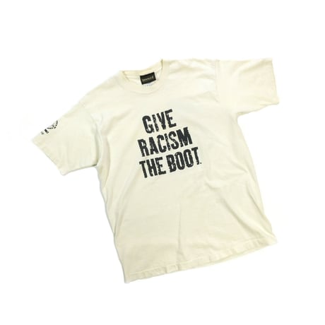 USED "TIMERLAND / GIVE RACISM THE BOOT" T-shirt