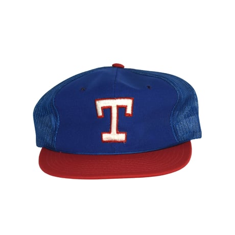 USED 70-80'S "TEXAS RANGERS" MESH CAP